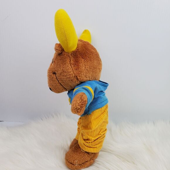 Vtg 1984 Tomy The Get Along Gang Dotty Dog Cheerleader Montgomery Moose Plush - Picture 8 of 10